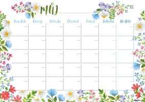 Měsíční plánovač A4 - Luční - BBL01-1

















