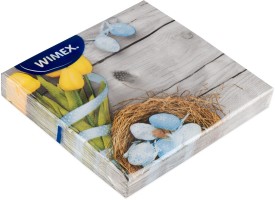 Velikonoční ubrousky L - Tulipány - 3vrstvé - 20 ks - 83072 