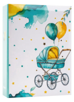 Fotoalbum 10 x 15 cm - 100 fotek - Buggy 1 - modré - MM-46100B 