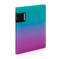 Pořadač A4 PP - 4 kroužky - OMBRE růžová - 6-94325