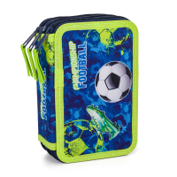 Třípatrový školní penál PREMIUM LIGHT - Fotbal - 6-60226
