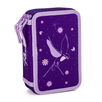 Třípatrový školní penál PREMIUM LIGHT - Flowers - 3-13026