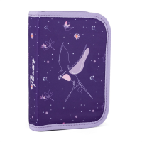 Jednopatrový školní penál - Flowers - 9-82726