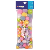 Bambulky - pastelové - 100 ks - 2472344