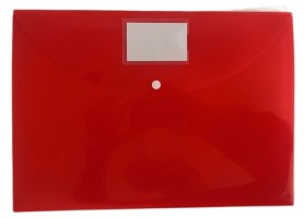 Spisové desky s drukem B4+ - 350 x 265 mm - červené - B414718