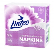 Ubrousky Linteo - bílé - 1vrstvé - 100 ks - 40191