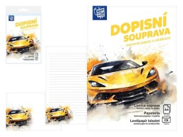 Dopisní papír barevný LUX 5+10 - Auto - 5550394