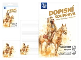 Dopisní papír barevný LUX 5+10 - Indián - 5550396