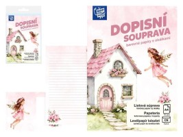 Dopisní papír barevný LUX 5+10 - Víla - 5550397