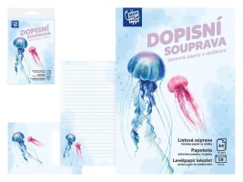 Dopisní papír barevný LUX 5+10 - Medůzy - 5550401