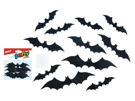Samolepky na zeď - netopýři - 12 ks - 1042215