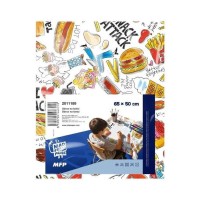 Ubrus do výtvarné výchovy 65 x 50 cm - Fastfood - motiv 2 - 2011189