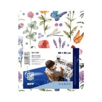 Ubrus do výtvarné výchovy 65 x 50 cm - Květiny - motiv 3 - 2011190