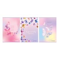 Školní sešit 454 - Butterfly - A4, linkovaný, 56 listů
