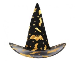 Čarodějnický klobouk - s netopýry - YH-KCZA