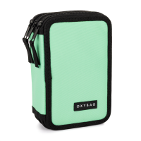 Třípatrový školní penál UNICOLOR - Mint - 6-60426