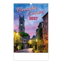 Nástěnný kalendář 2027 - Romantic Corners - N147-27




