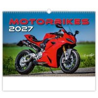 Nástěnný kalendář 2027 - Motorbikes - N154-27




