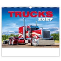 Nástěnný kalendář 2027 - Trucks - N155-27




