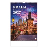 Nástěnný kalendář 2027 - Praha/Prague - N103-27




