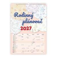 Nástěnný kalendář 2027 - Rodinný plánovač - N200-27




