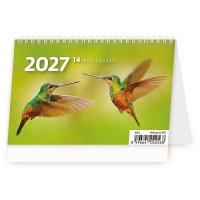 Stolní kalendář 2027 - MINI 14denní kalendář - S43-27




