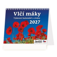 Stolní kalendář 2027 - Vlčí máky - S41-27




