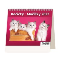 Stolní kalendář 2027 - MiniMax Kočičky - SM12-27




