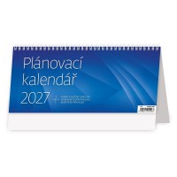 Stolní kalendář 2027 - Plánovací kalendář MODRÝ - S64-27





