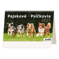 Stolní kalendář 2027 - Pejskové/Psíčkovia - S34-27




