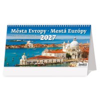 Stolní kalendář 2027 - Města Evropy/Mestá Európy - S52-27





