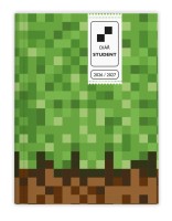 Týdenní diář - Student - V8 - lamino - kapesní - Kostky - BTS9-5-27