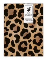 Týdenní diář - Student - V8 - lamino - kapesní - Leopard - BTS9-3-27
