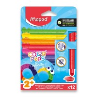 Pastelky Maped Color'Peps Infinity Kidy Jumbo - 12 barev - 0086/9864600