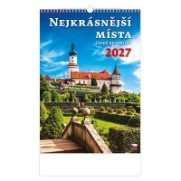 Nástěnný kalendář 2027 - Nejkrásnější místa ČR - N111-27




