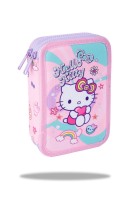 Dvoupatrový vybavený penál Hello Kitty JUMPER 2 - Pink 1 - F066025