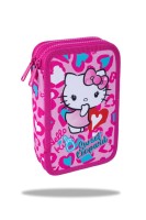 Dvoupatrový vybavený penál Hello Kitty JUMPER 2 - Pink 2 - F066035 