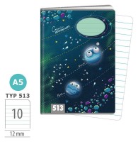 Školní sešit 513 - Vesmír - A5, linkovaný, 10 listů - 1594-0428