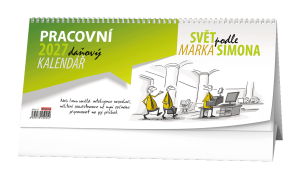 Stolní kalendář - Pracovní daňový kalendář - Svět podle Marka Simona - BSM5-27
