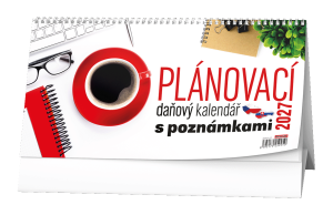 Stolní kalendář - Plánovací daňový kalendář s poznámkami - BSN7-27