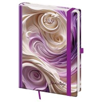 Denní diář A5 Vario - Matragi Violet s gumičkou - DVR422-29-27




