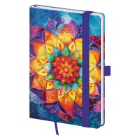 Kapesní diář A6 Vario - Mandala s gumičkou - DVR436-17-27



