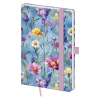 Kapesní diář A6 Vario - Wildflowers s gumičkou - DVR436-27-27




