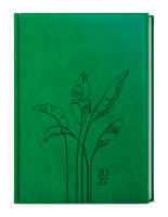 Týdenní diář - Oskar - Vivella s ražbou - A5 - jasně zelená - Listy - BTO61-28-27