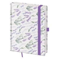 Týdenní diář B6 - Vario - Lavender s gumičkou - DVR433-07-27



