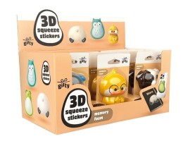 Gifty - 3D sqeeze stickers - mix 4 - 1042850