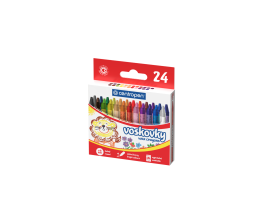 Voskovky - 24 ks - kulaté - prům. 8 mm - vypratelné - 9530/24