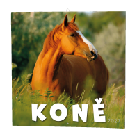 Nástěnný kalendář 2027 - Koně - BNL3-27