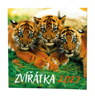 Nástěnný kalendář 2027 - Zvířátka - BNL9-27