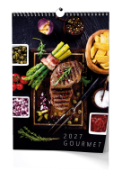 Nástěnný kalendář 2027 - Gourmet - A3 - BNG11-27